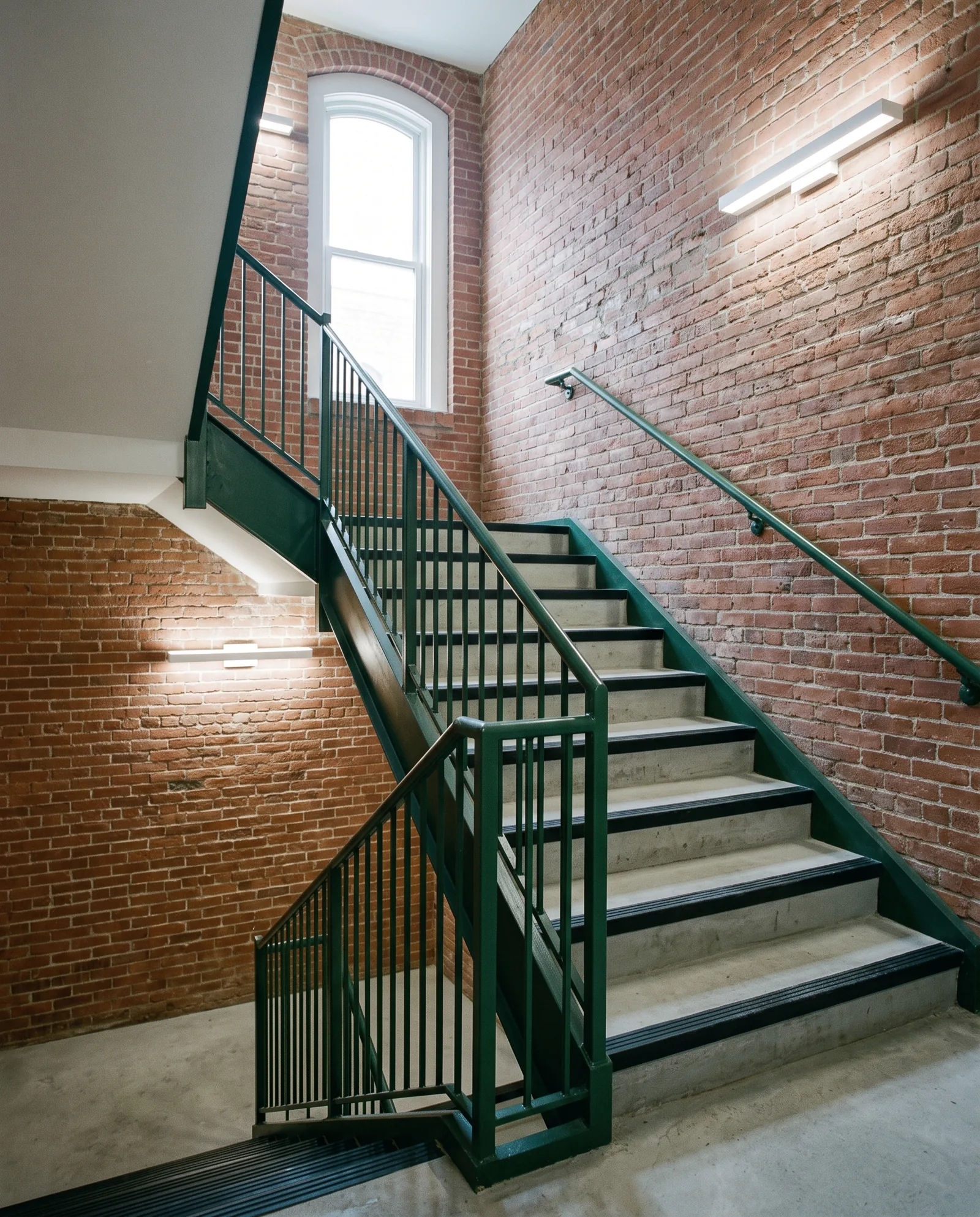 Restored common stairwell